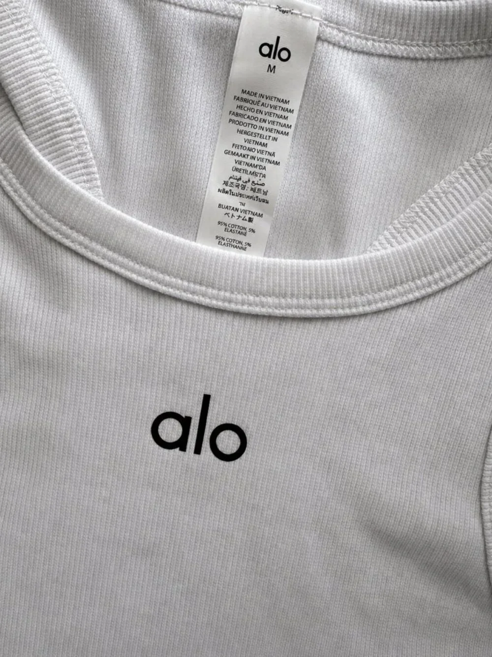 ALO Yoga Match Point Tennis Skirt & Aspire Tank Set White/Black | Multiple Sizes